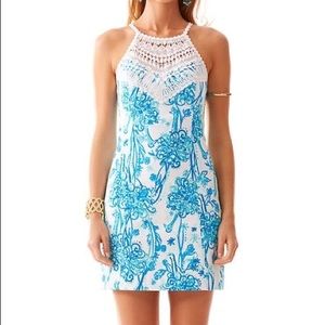 Lilly Pulitzer Lace Neck Shift Dress “Resort”